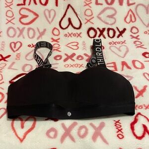 ThirdLove Black Bra with Logo Straps